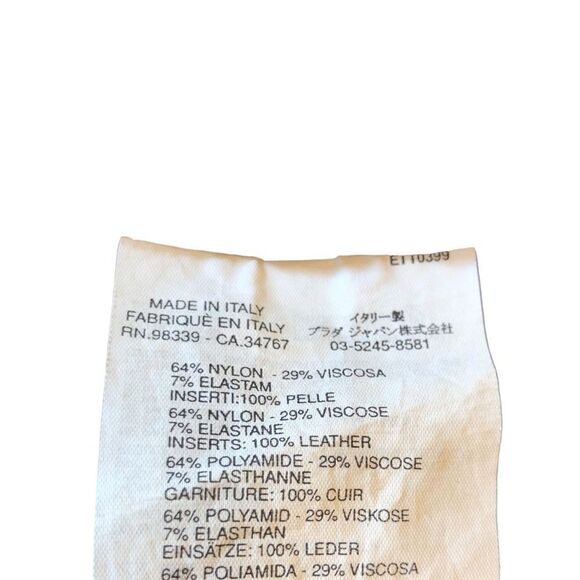 PRADA Plaid Skirt with Leather Trim Pockets EUC - Picture 11 of 14